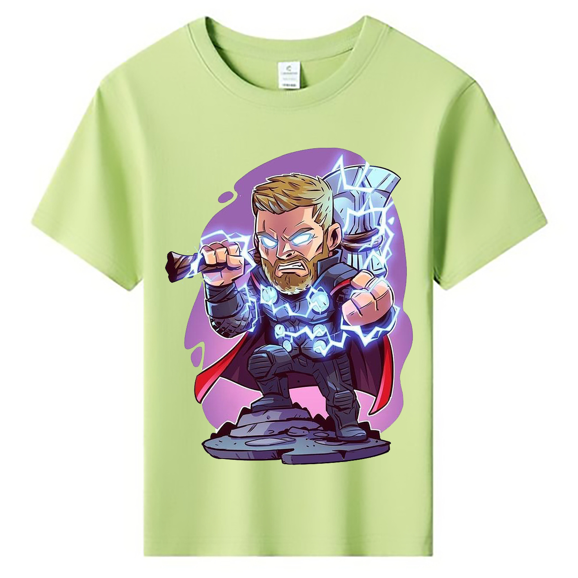 （画像用） アベンジャーズ The Avengers 綿100％キッズTシャツ（フロントプリント）